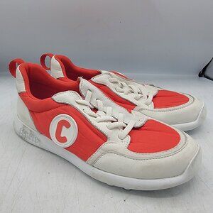 Camper Driftie Kids Size 2 Red White Sneakers Shoes Casual School Comfort